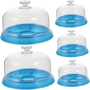 Homoyoyo Watchmakers Parts Tray 5pcs Watch Parts Cover for Jewelry Watch Repair Dust c