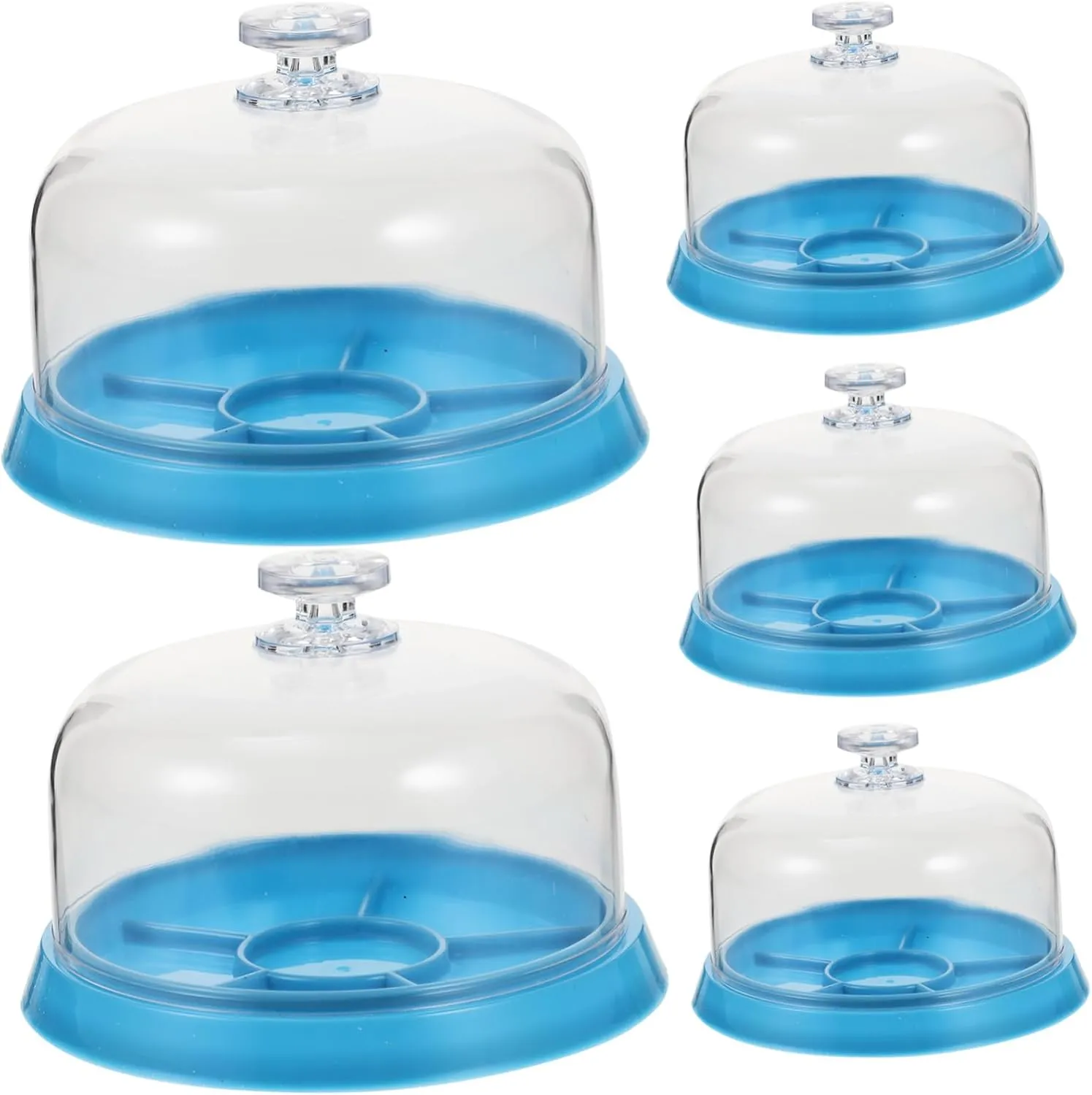 Homoyoyo Watchmakers Parts Tray 5pcs Watch Parts Cover for Jewelry Watch Repair Dust c