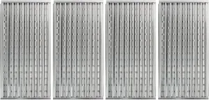 Hongso 18 3/8" Tru-Infrared Emitter Stainless Steel Grate for Charbroil 4 Burner Grill Pre-2015 Models, 463271315 463271314 463241414 463241413 463271313 463247512, 4-pk