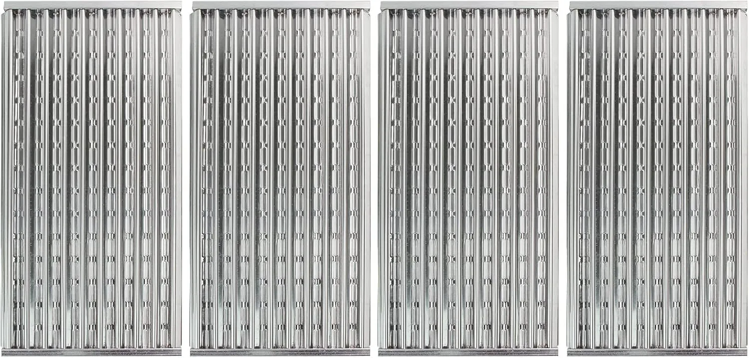 Hongso 18 3/8" Tru-Infrared Emitter Stainless Steel Grate for Charbroil 4 Burner Grill Pre-2015 Models, 463271315 463271314 463241414 463241413 463271313 463247512, 4-pk