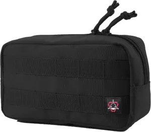 Horizontal Zippered Multi-Purpose Molle Admin Pouch Utility EDC Tool Gear Gadget Waist Bag Organizer