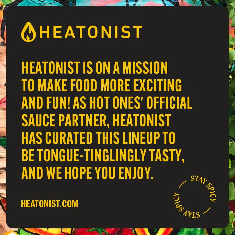 Hot Ones Hot Sauce Challenge Set - Season 26 Heat - Gift Sets Variety Pack - Made with Natural Ingredients - Unique Small Batch Sampler - 5 fl oz Bottles (3-Pack)