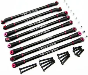 Hot Racing SCX313TL01 Aluminum 4-Link (Four Link) Set for 12.3in (313mm) Axial Scx10