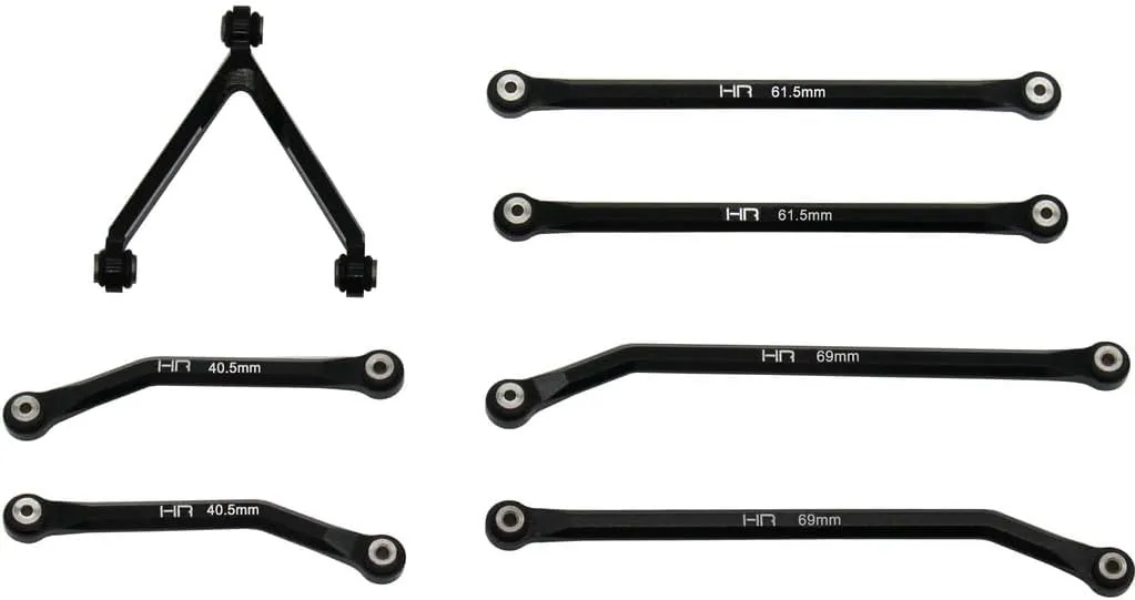 Hot Racing SXTF133HA01 Aluminum High Clearance Links Set for 5.25 (133.5mm) Scx 24