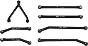 Hot Racing SXTF133HA01 Aluminum High Clearance Links Set for 5.25 (133.5mm) Scx 24