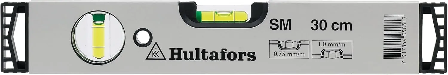 Hultafors SM30 30cm Aluminum DIY Spirit Level