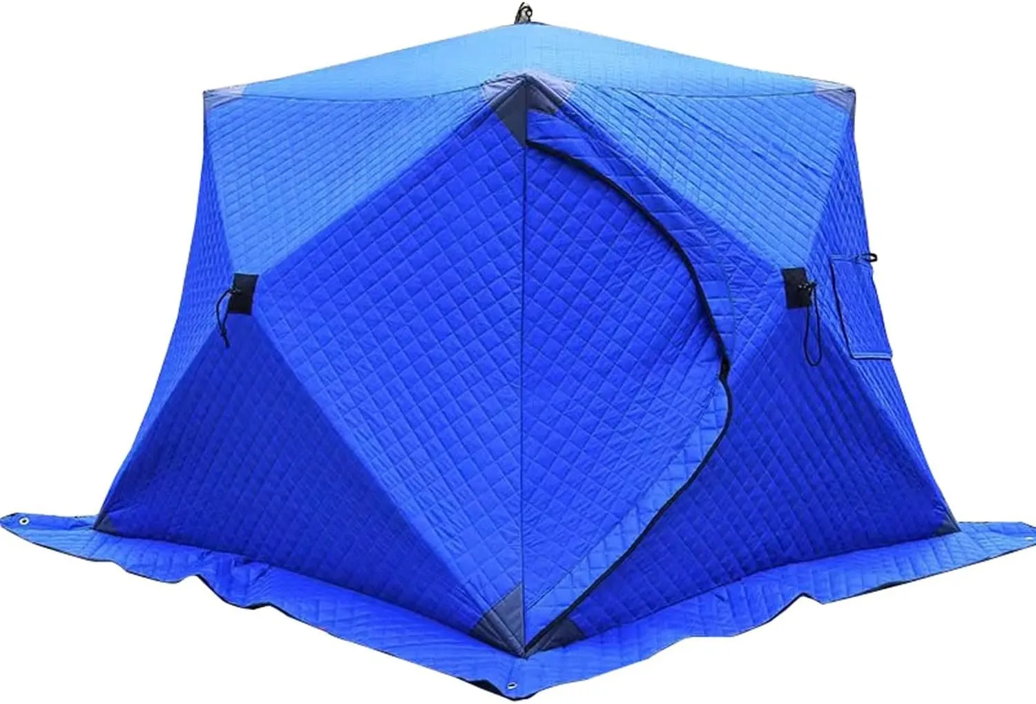 ice Fishing shelter Insulated ice Fishing Tent Outdoor Winter Fishing Cotton Thickened Double Ice Fishing Tent(Color:1)