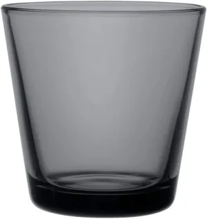 Iittala 1026780 Cartio Tumbler, Pair Set of 2, Dark Gray