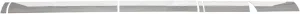 Inc T2401-304M Rocker Panel Molding 5 in. Wide 8 pc. Special Fit Install Body Line Down Rocker Panel Molding