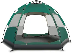 Instant Pop Up Tent Family Camping Tent 4-7 Person Portable Tent Automatic Tent Waterproof Windproof for Camping Hiking Mountaineering
