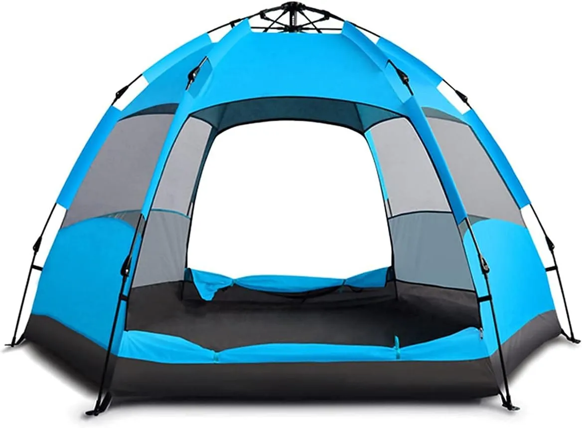 Instant Pop Up Tent Family Camping Tent 4-7 Person Portable Tent Automatic Tent Windproof for Camping Hiking Mountaineering