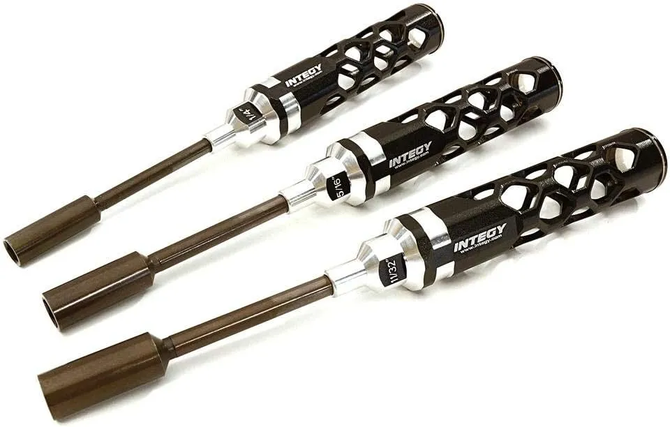 Integy RC Precision Tool (3) Nut Driver Set 5/16 11/32 1/4 Size for RC Hobby