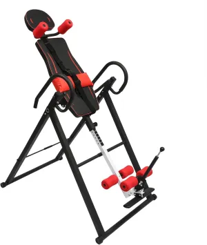 Inverted Stretching Machine, Home Inversion Table Back Therapy Reflexology, Office Heavy Duty Foldable Adjustable Extend Machines, Extended Ankle Lock Handle, Gym Back Pain Relief Kit
