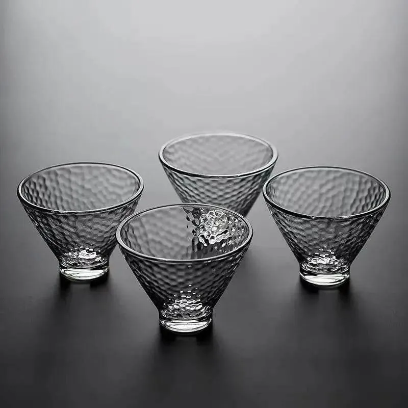 Japanese Tea Cup Set - Cute Heat-Resistant Glass Mugs