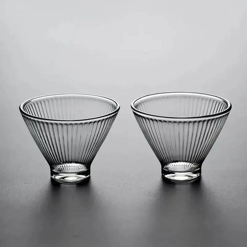 Japanese Tea Cup Set - Cute Heat-Resistant Glass Mugs