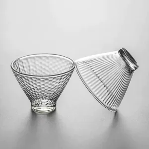 Japanese Tea Cup Set - Cute Heat-Resistant Glass Mugs