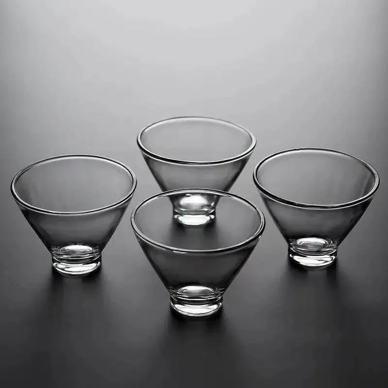 Japanese Tea Cup Set - Cute Heat-Resistant Glass Mugs