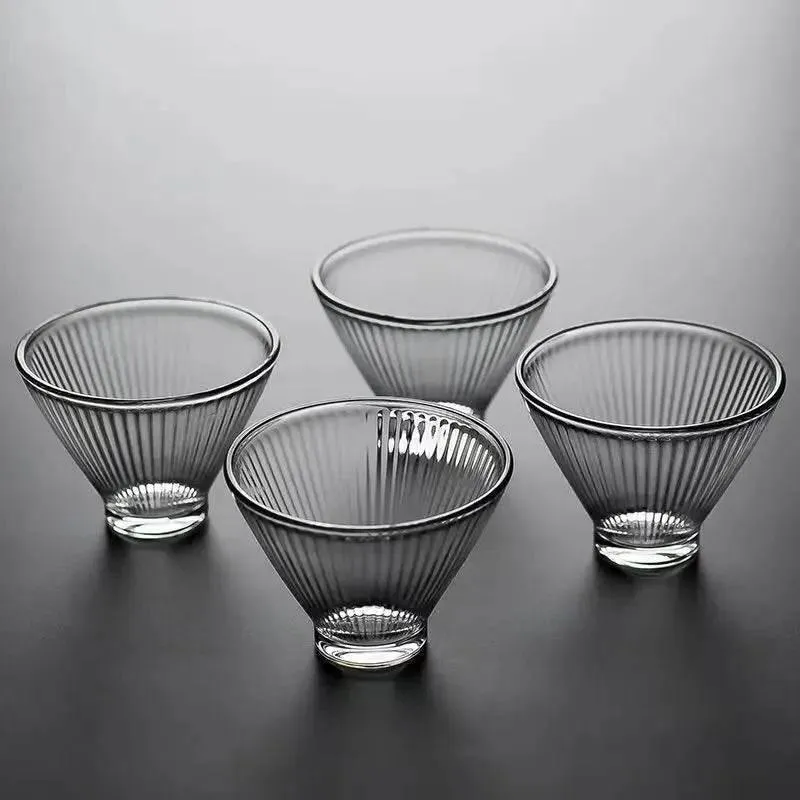 Japanese Tea Cup Set - Cute Heat-Resistant Glass Mugs