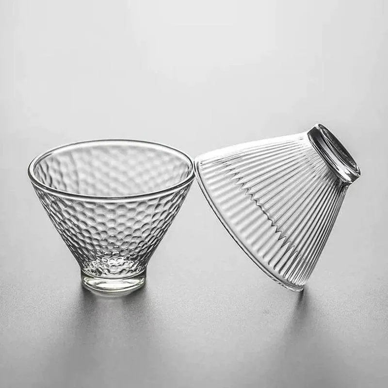 Japanese Tea Cup Set - Cute Heat-Resistant Glass Mugs