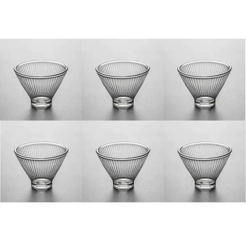 Japanese Tea Cup Set - Cute Heat-Resistant Glass Mugs