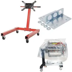 JEGS 80041K Engine Stand, Lift Plate & Bag Kit Includes: