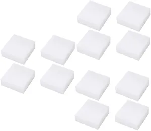 JEWEDECO 12pcs Wool Felt Workbench Pad Thickened Needle Felting Craft Cushion for Projects Mat for Needle Punching Wool Crafts Reusable