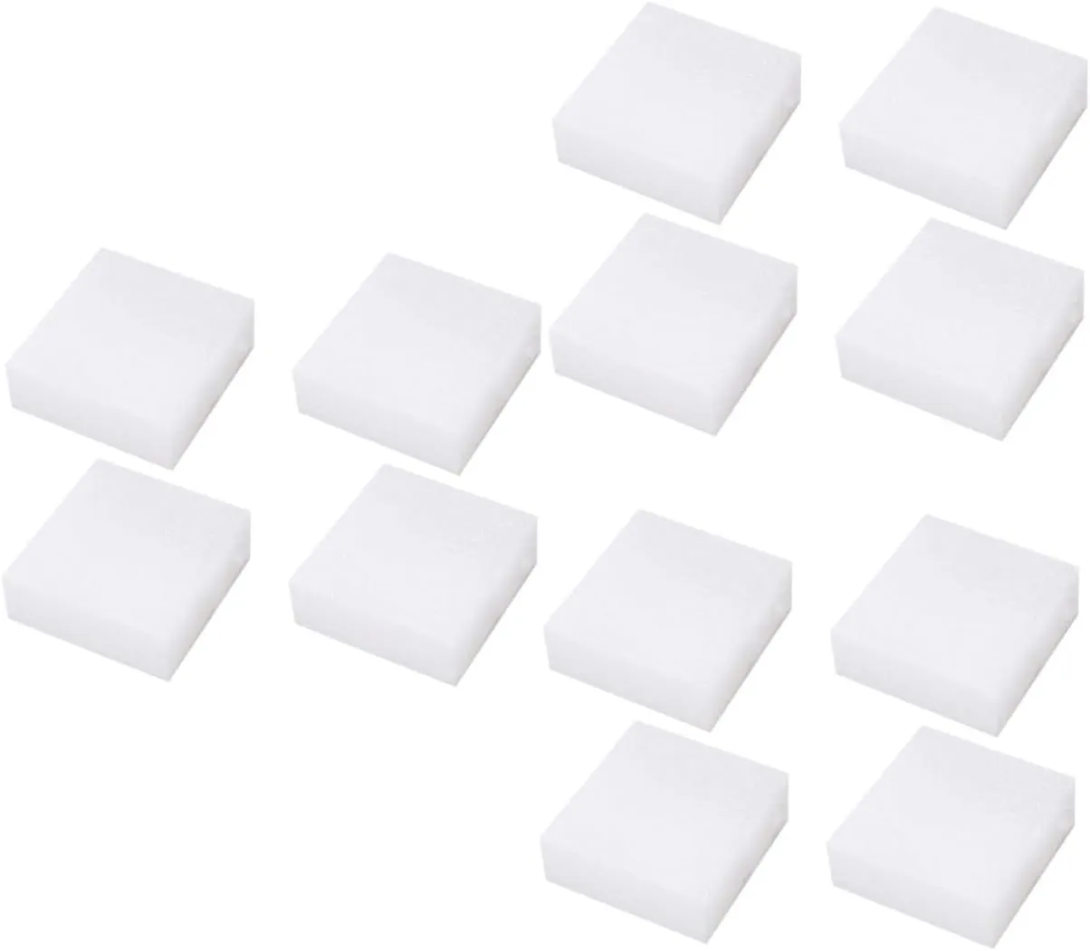 JEWEDECO 12pcs Wool Felt Workbench Pad Thickened Needle Felting Craft Cushion for Projects Mat for Needle Punching Wool Crafts Reusable