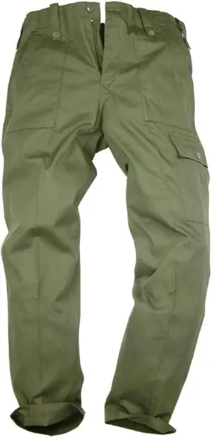 John Rambo Jacket Mens Cotton M65 Coat Jacket | Olive Greene US Army Field Multi Pocket Coat