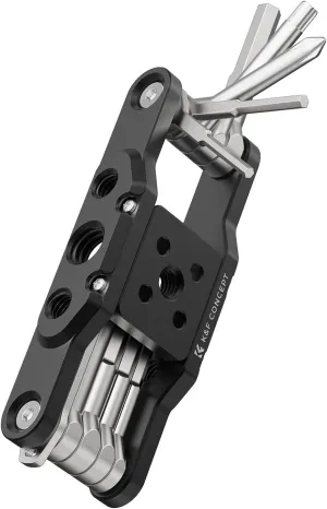 K&F Concept Folding Hex Key Set with Screwdrivers, Portable Screwdriver Set Folding Allen Wrench Set for Assembly of Photographic Equipment Repair of Bicycles.