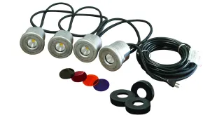 Kasco Universal Lighting Package For Non Units – 120V, 19W per fixture, 200 ft power cord, 4 fixtures – LED4S19-200 - FOUNTAIN NOT INCLUDED