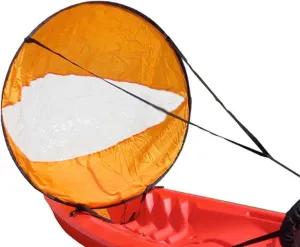 Kayak Sail,Downwind,Kayak Canopy,Kayak Wind Sail Kit, PVC Downwind Wind Paddle Popup Board with Transparent Window Folding Sailboat Accessories for Kayak Canoes Inflatables Boats