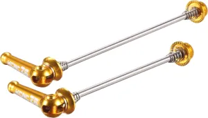 KCNC Bicycle Lightweight Hub Parts Skewer Road Z6 Stainless Steel Shaft Front and Rear Set F100XR130MM