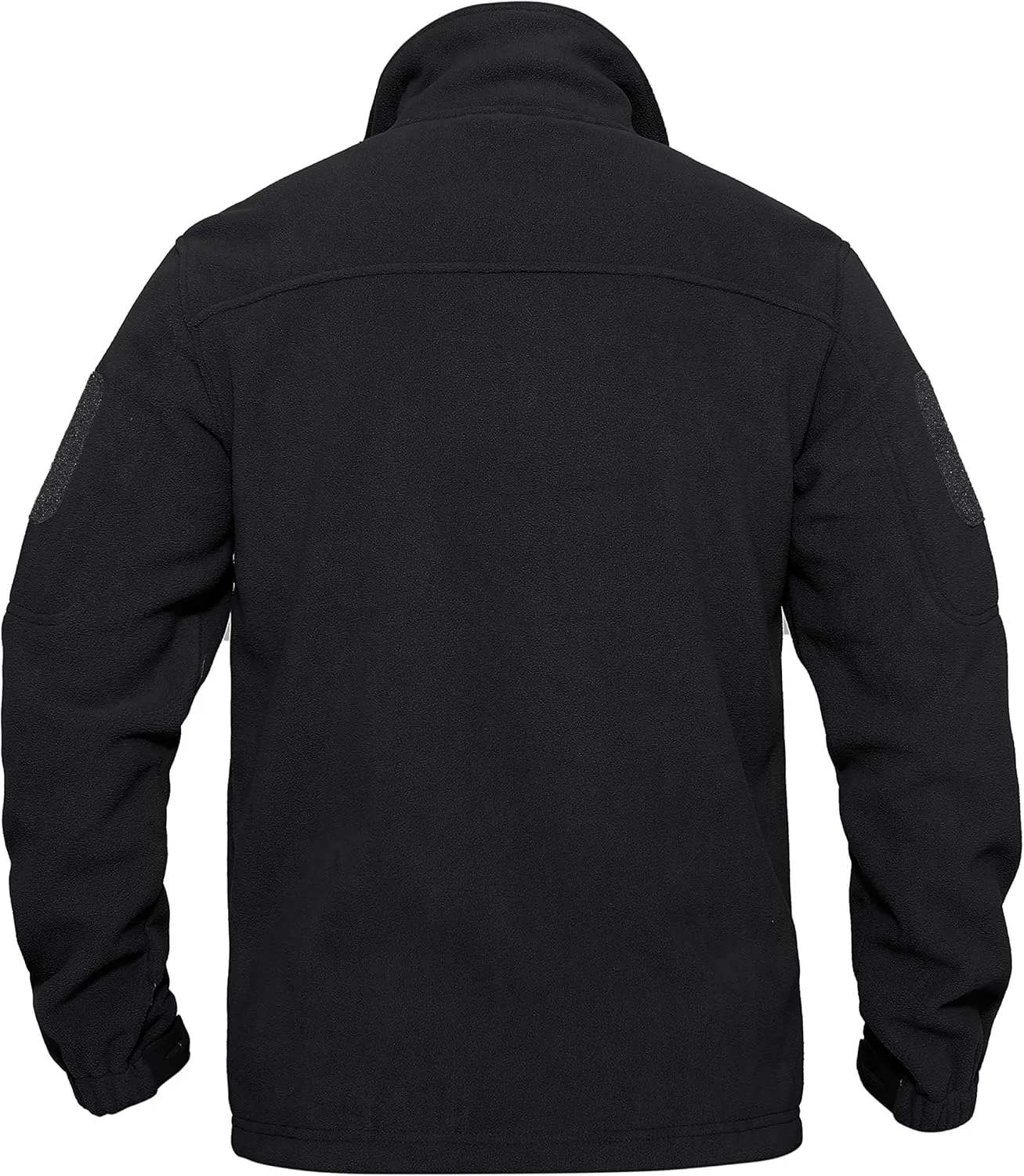 KEFITEVD Men's Tactical Fleece Jackets Full Zip Casual Outdoor Winter Warm Jacket Multi Pockets
