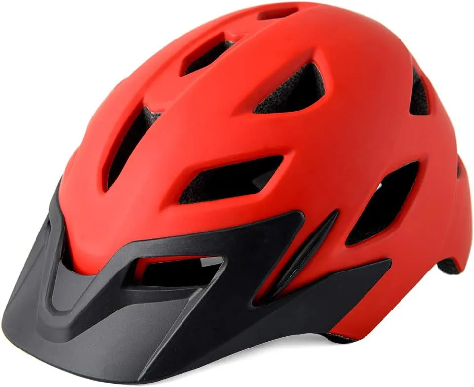Kids Bike Helmet,Bavilk Kids Boys Girls Bike Helmets with LED Light Detachable Visor Children Youth Teen Multi-Sport for Skating Cycling Scooter Skateboard Adjustable & Lightweight 19.7"-22.4"