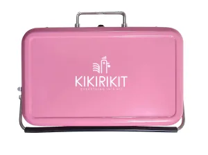 Kikirikit Foldable Portable Charcoal Barbecue Kit - Candy Pink (April 2025)