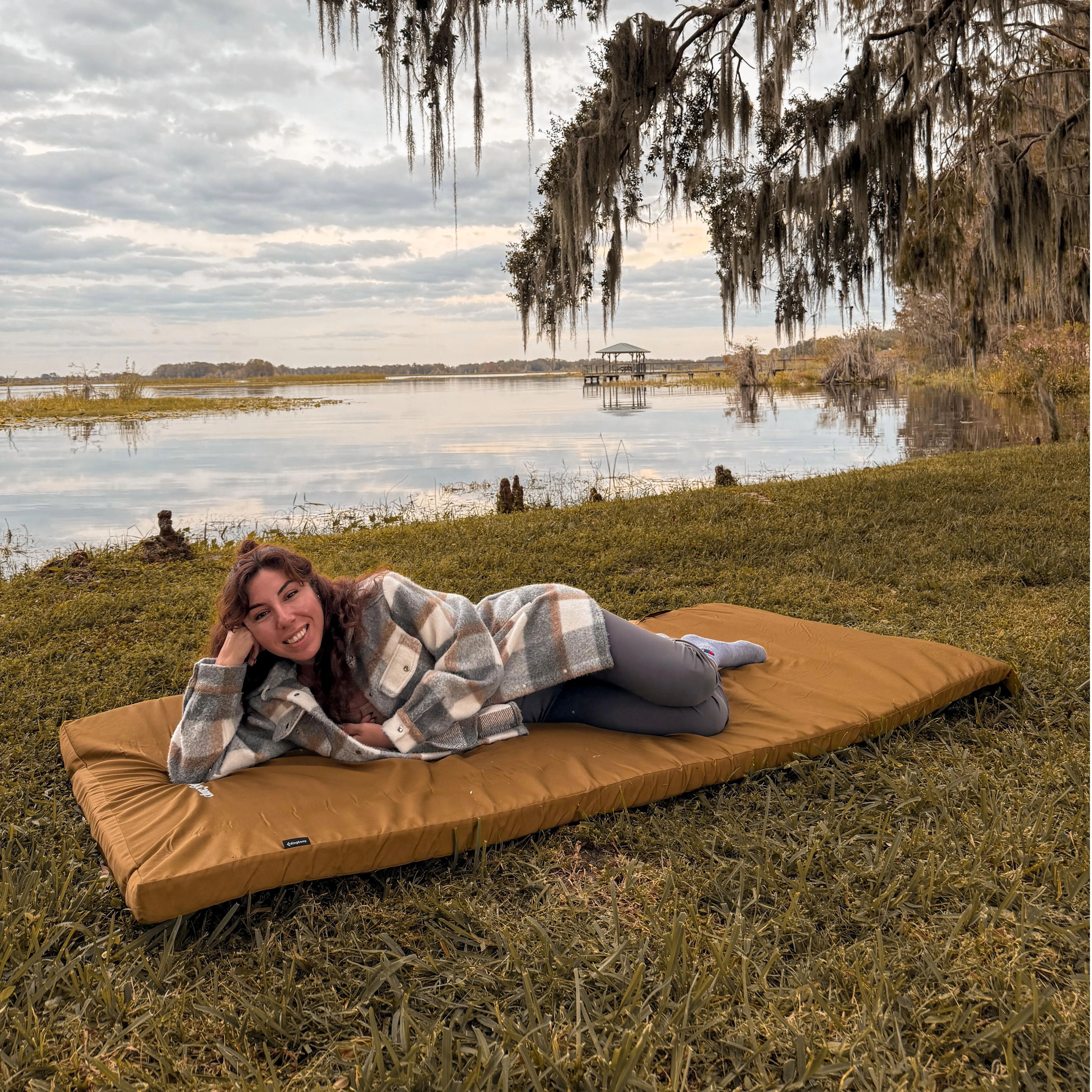 KingCamp Memory Foam Camping Mattress Camping Sleeping Pad