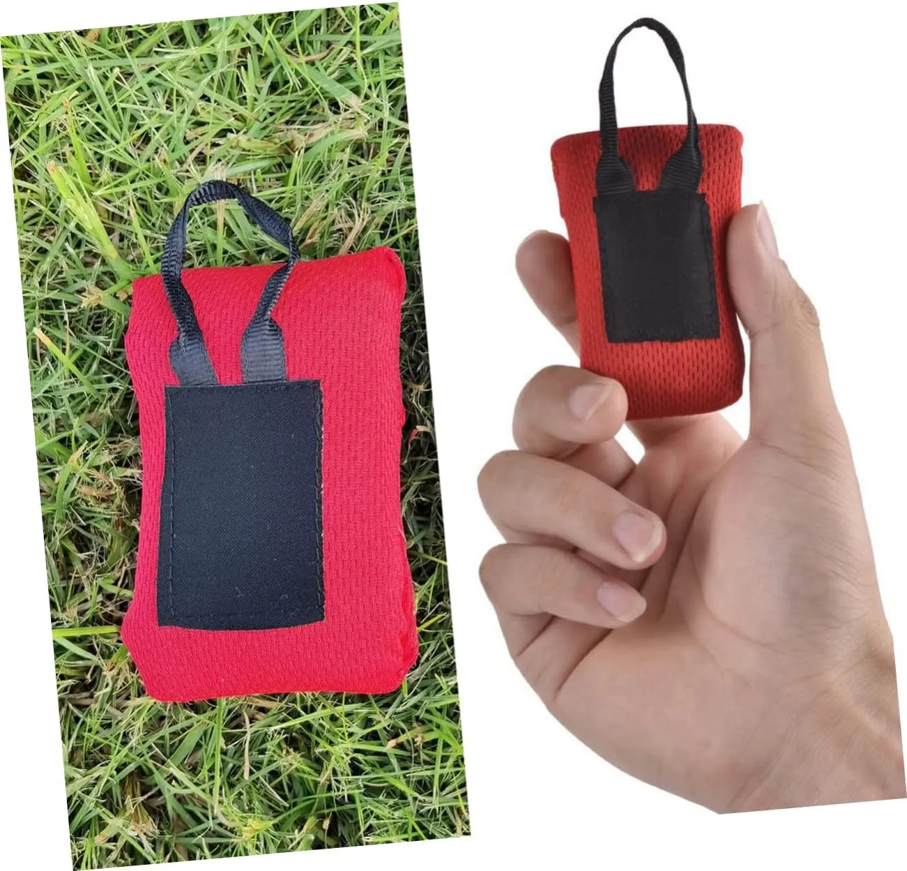Kisangel 4pcs Pocket Picnic Mat Portable Camping Ground Mat Ultra-Compact Outdoor Beach Pad for Travel Hiking and Family Picnics