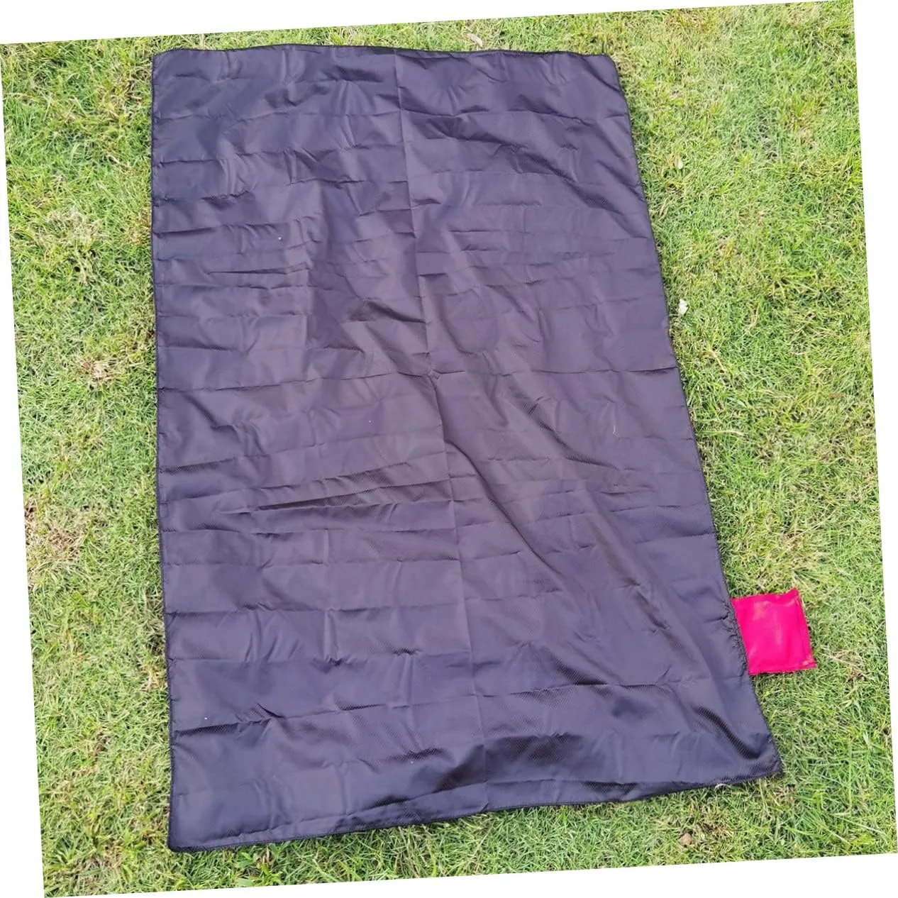 Kisangel 4pcs Pocket Picnic Mat Portable Camping Ground Mat Ultra-Compact Outdoor Beach Pad for Travel Hiking and Family Picnics