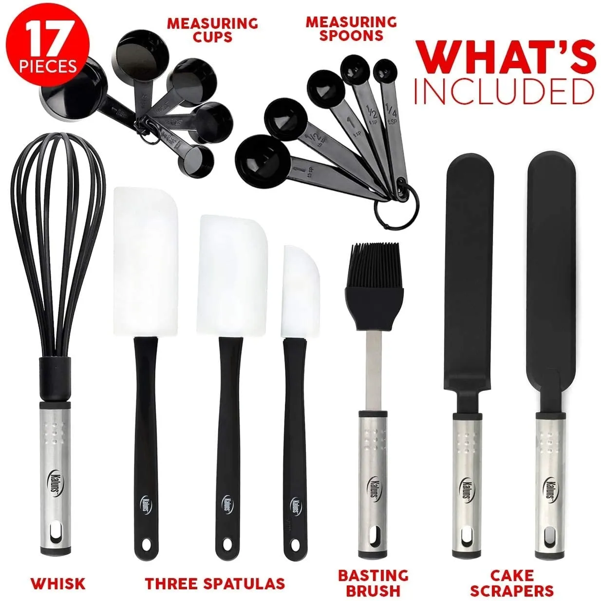 Kitchen Utensil sets. Cooking / Baking Supplies - Non-Stick and Heat Resistant Cookware set