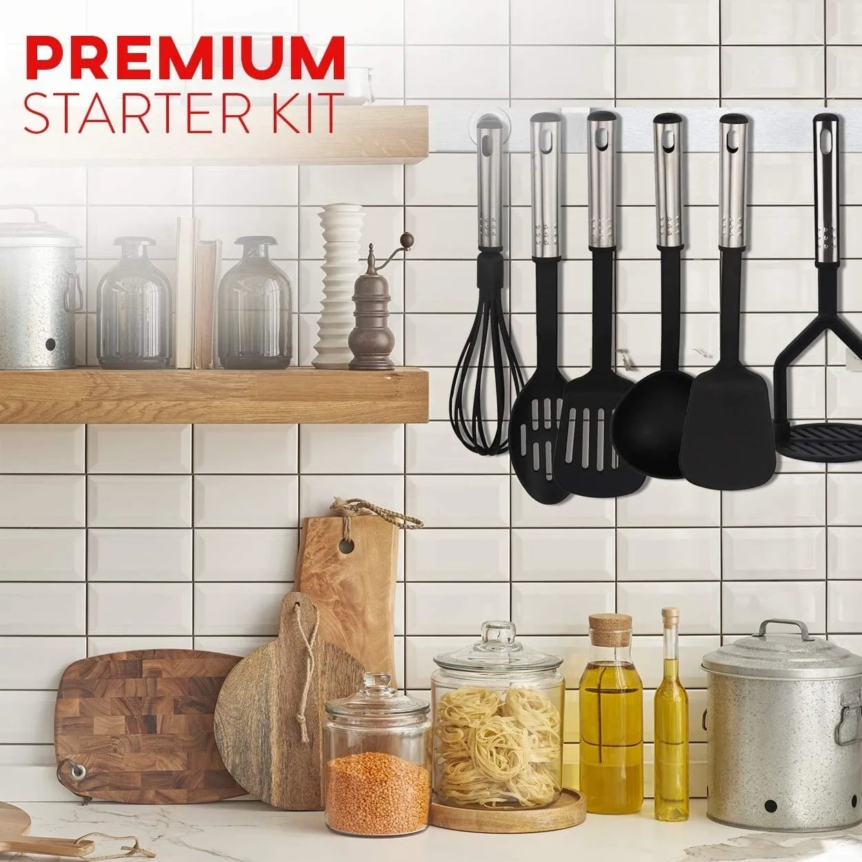 Kitchen Utensil sets. Cooking / Baking Supplies - Non-Stick and Heat Resistant Cookware set