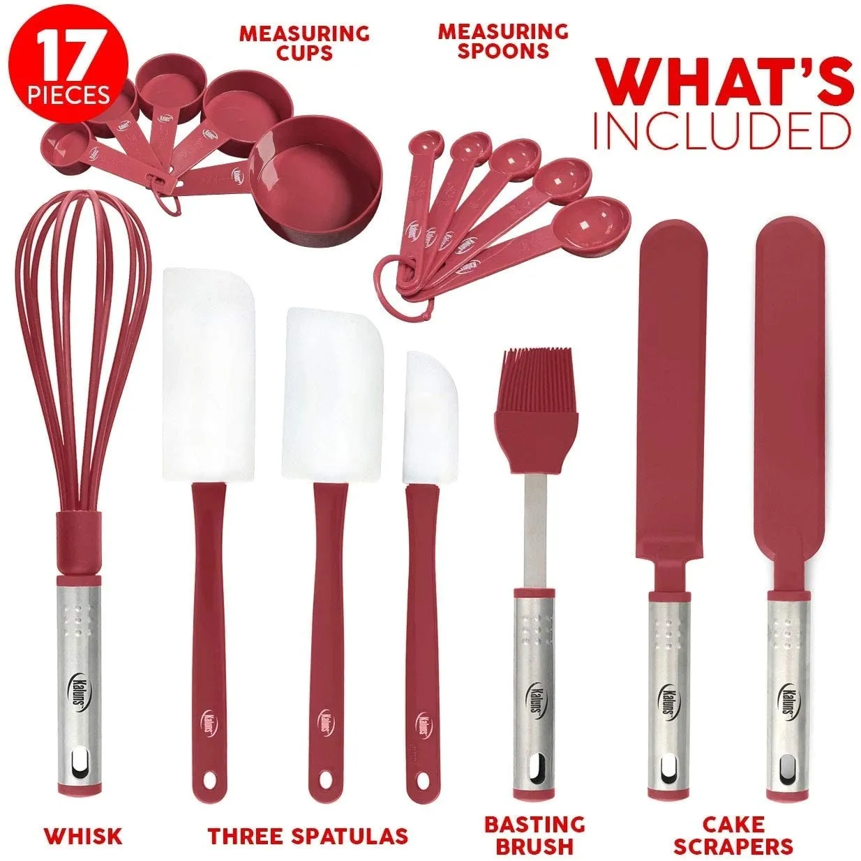 Kitchen Utensil sets. Cooking / Baking Supplies - Non-Stick and Heat Resistant Cookware set