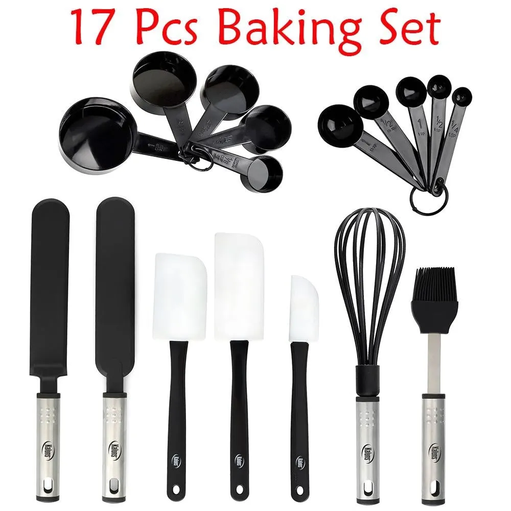 Kitchen Utensil sets. Cooking / Baking Supplies - Non-Stick and Heat Resistant Cookware set