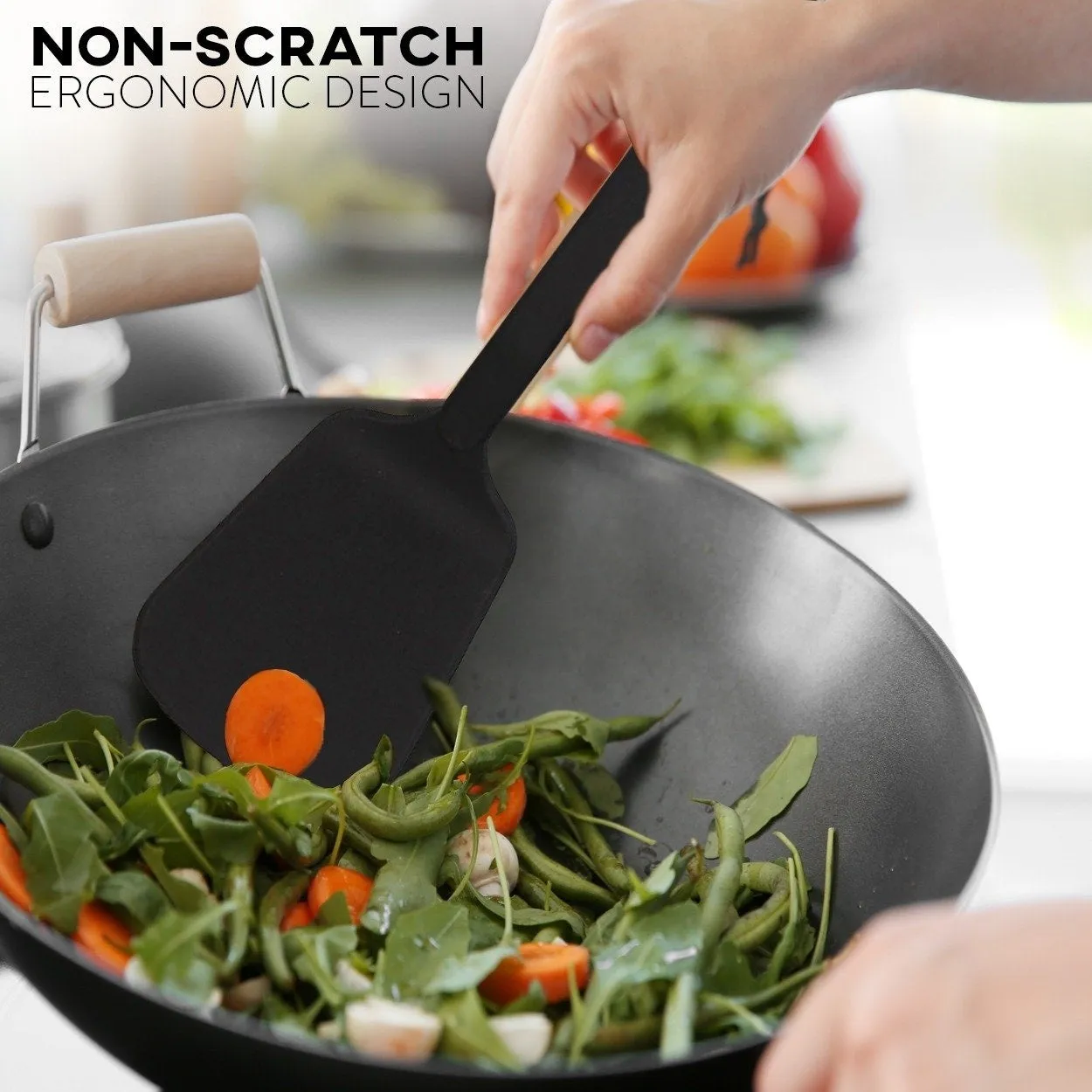 Kitchen Utensil sets. Cooking / Baking Supplies - Non-Stick and Heat Resistant Cookware set