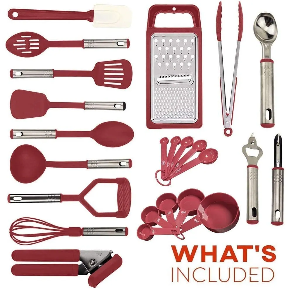 Kitchen Utensil sets. Cooking / Baking Supplies - Non-Stick and Heat Resistant Cookware set