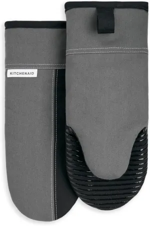 KitchenAid Non-Slip Oven Mitt Set, Two-Tone, Heat Resistant