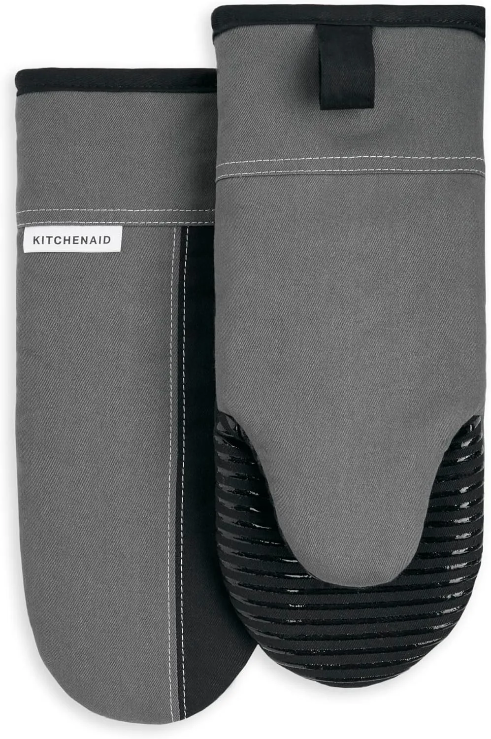 KitchenAid Non-Slip Oven Mitt Set, Two-Tone, Heat Resistant
