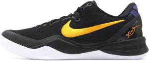 Kobe VIII Protro Basketball Shoes (HF9550-001, Black/White/Court Purple/University Gold) Size 10.5