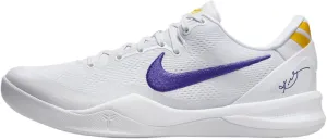 Kobe VIII Protro Basketball Shoes (HF9550-100, White/University Gold/Court Purple)