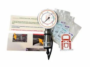 KUBOTA JailBreakYourTractor Pressure Increase kit W/Gauge Hydraulic Shims BX B 25% Power! Poppet *2016 & Older