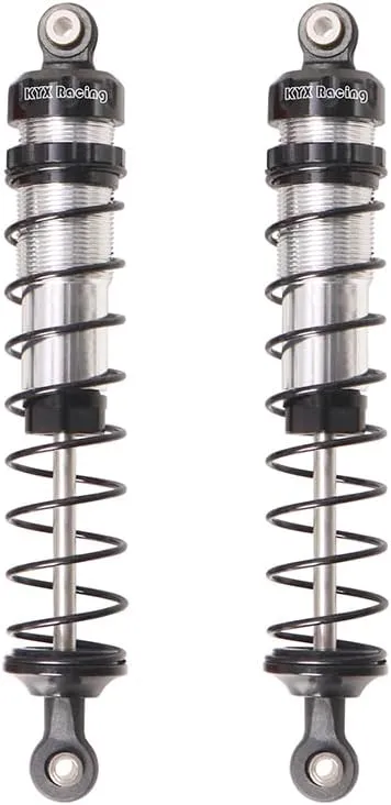 KYX Racing Aluminum 110mm Shock Set 2pcs Upgrades Parts Accessories for 1/10 RC Car ARRMA Fury Mega